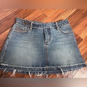 Denim Mini Skirt